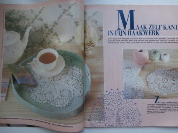 Ariadne nr 4, april 1988 + borduurpatroon merklap Joke Visser - Afbeelding 3