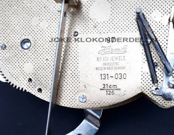 === Uurwerk = Hermle 131 - 030 = gebruikt === 41567 - Afbeelding 4