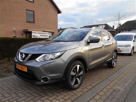 Nissan Qashqai - 1.2 TEKNA 360-CAMERA/PANORAMADAK/KEYLESS/LINE-ASSIST/NAVIGATIE/TREKHAAK - 1