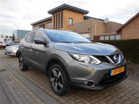 Nissan Qashqai - 1.2 TEKNA 360-CAMERA/PANORAMADAK/KEYLESS/LINE-ASSIST/NAVIGATIE/TREKHAAK - 1