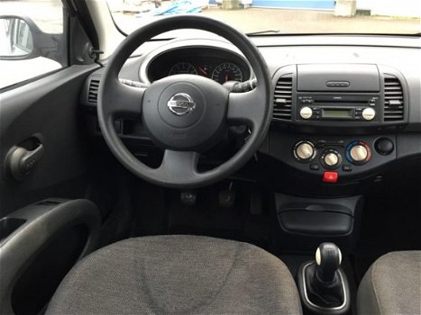 Nissan Micra - 1.2 Visia 5-DEURS, AIRCO, ELEK-RAMEN, STUURBEKRACHTIGING, RADIO-CD, AIRBAGS, CENT-VER - 1