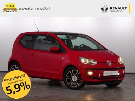 Volkswagen Up! - 1.0 High Up BlueMotion Glazen dak, Navig., Airco, Lichtm. velg - 1