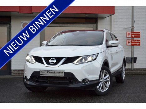 Nissan Qashqai - 1.2 , Airco, Clima, Leder, Navi, Rondom camera, Trekhaak, Pdc V + A, etc - 1