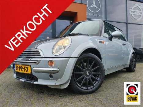 Mini Mini One - 1.6 Pepper LEER / AIRCO / RACE STREPEN - 1