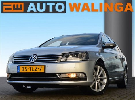 Volkswagen Passat Variant - 1.6 TDI Highline, NL Auto, Leder Alcantara, 17 Inch, Trekhaak, Stoelverw - 1