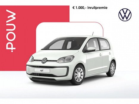 Volkswagen Up! - 1.0 60pk + Airco + Maps & More App - 1