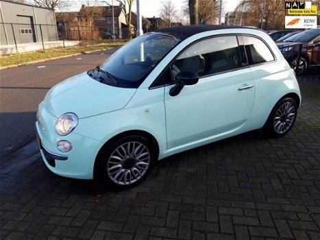 Fiat 500 C - 0.9 TwinAir Turbo Cult CABRIO met LEER/Parkeersensor/80PK - 1