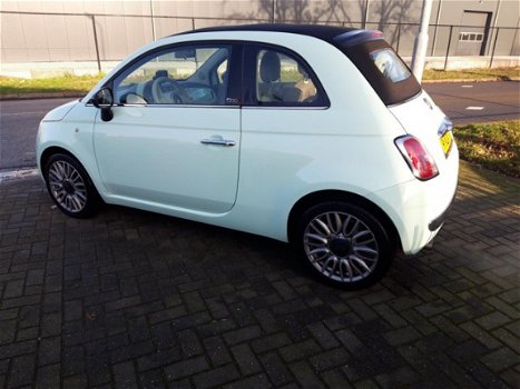 Fiat 500 C - 0.9 TwinAir Turbo Cult CABRIO met LEER/Parkeersensor/80PK - 1