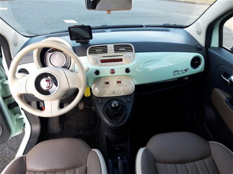 Fiat 500 C - 0.9 TwinAir Turbo Cult CABRIO met LEER/Parkeersensor/80PK - 1