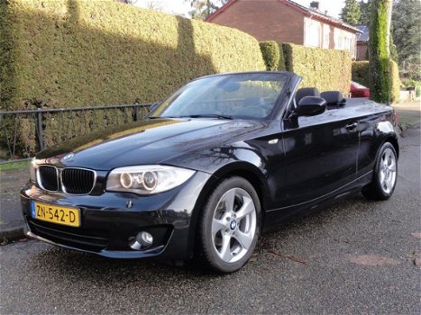 BMW 1-serie Cabrio - 118i Aut High Exe, leder, navig, xenon, clima, cruise, PDC - 1