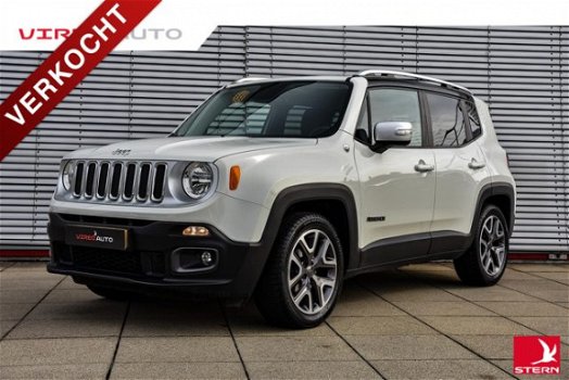 Jeep Renegade - 1.4 140 PK TURBO LIMITED - CLMA - CRUISE - LEER - 1
