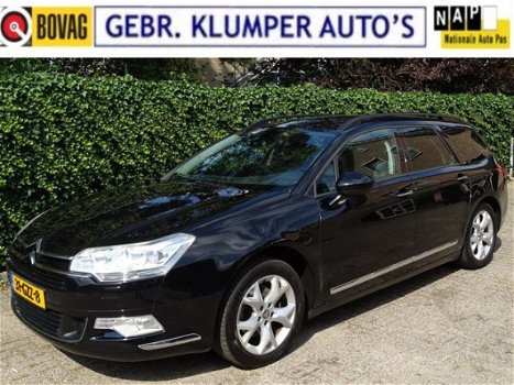 Citroën C5 Tourer - 2.0 16V Ligne Business Navi, Leer/Stof, ECC, Cruise, Trekhaak, etc. - 1