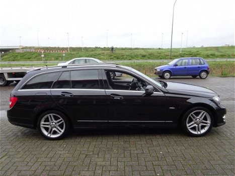 Mercedes-Benz C-klasse - C180 CGI 155PK AUT. AMG-PAKKET HALF-LEER NAVI AIRCO LMV PDC ESP - 1