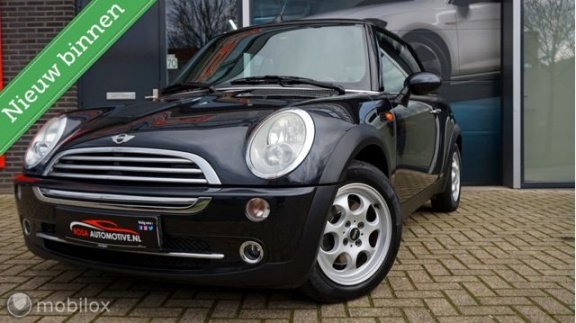 Mini Mini Cabrio - 1.6 Cooper ELEKTR. DAK AIRCO ELEK RAMEN PDC volledig onderhouden - 1