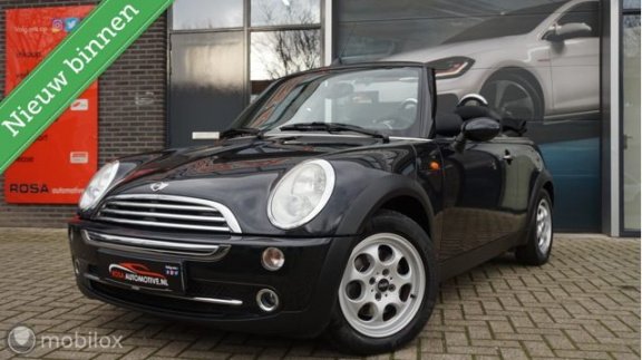 Mini Mini Cabrio - 1.6 Cooper ELEKTR. DAK AIRCO ELEK RAMEN PDC volledig onderhouden - 1