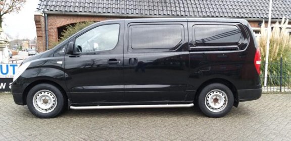 Hyundai H 300 - 2.5 CRDi Dynamic Zwart Airco Schuifdeur L + R NIEUWE APK - 1