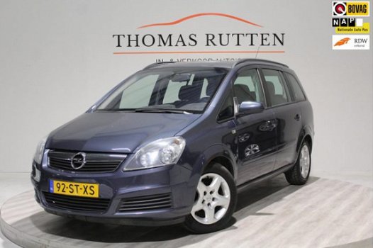 Opel Zafira - 1.8 Executive 2006/ NAP/ 7P/ Dealeronderhouden/ Navi/ Trekhaak/ Cruise/ Clima/ Stuur b - 1