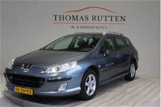 Peugeot 407 SW - 2.0-16V XR Pack 2006/ Panoramadak/ Cruise/ Clima/ Elek ramen + Spiegels/ Trekhaak/