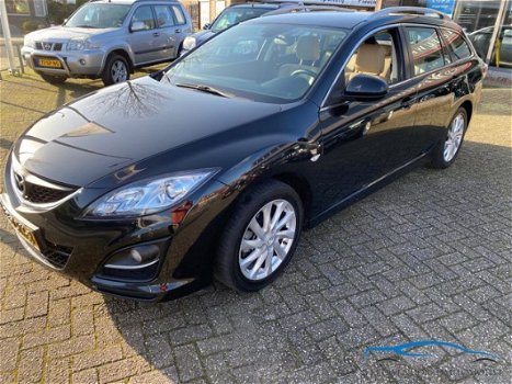 Mazda 6 Sportbreak - 2.0 Business+, leer, navi, 2 x PDC, cruise, clima, nw model - 1