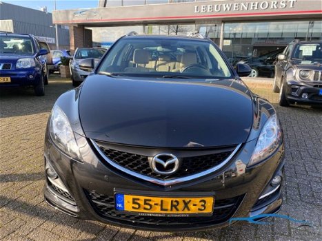 Mazda 6 Sportbreak - 2.0 Business+, leer, navi, 2 x PDC, cruise, clima, nw model - 1