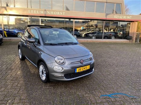 Fiat 500 C - 0.9 TwinAir Turbo Lounge, cabrio, leer, navi, - 1