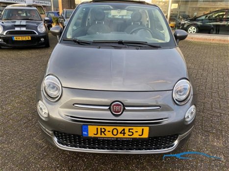 Fiat 500 C - 0.9 TwinAir Turbo Lounge, cabrio, leer, navi, - 1