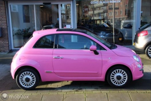 Fiat 500 - 1.2 Rosa Dualogic, Electrisch Open dak, 1e eigenaar - 1