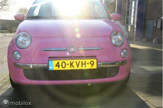 Fiat 500 - 1.2 Rosa Dualogic, Electrisch Open dak, 1e eigenaar - 1