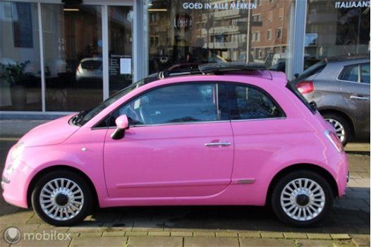 Fiat 500 - 1.2 Rosa Dualogic, Electrisch Open dak, 1e eigenaar - 1