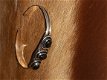 Handgemaakte zwaar verzilverde armband met Onyx 8 - 1 - Thumbnail