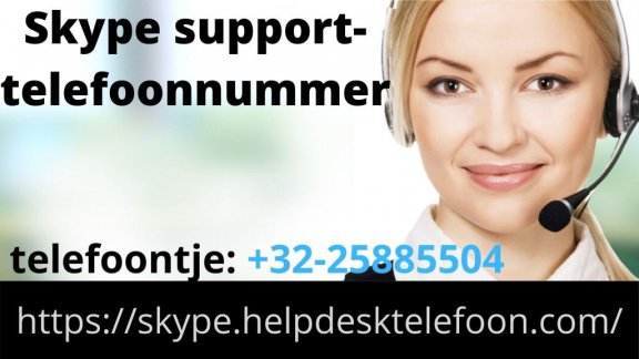 Skype technische ondersteuning nummer +32-25885504 voor klanten - 1
