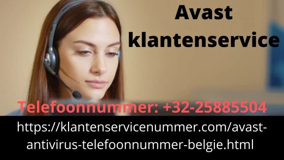 Avast klantenservice nummer +32-25885504 - 1