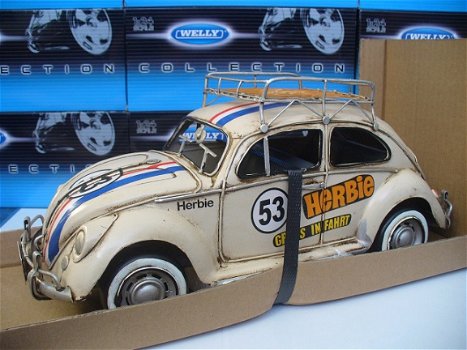 Tinplate Collectables 1/12 VW Volkswagen Kever Beetle Herbie 53 - 2