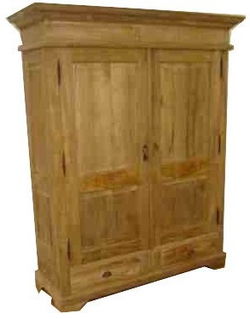 Kabinets kast Amstelveen teak onbehandeld 150 x 50 x 220cm