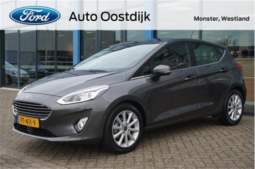 Ford Fiesta - 1.0 EcoBoost Titanium 100PK FULL OPTIE Camera Navi PDC Adaptieve Cruise *Afkomstig 1e - 1