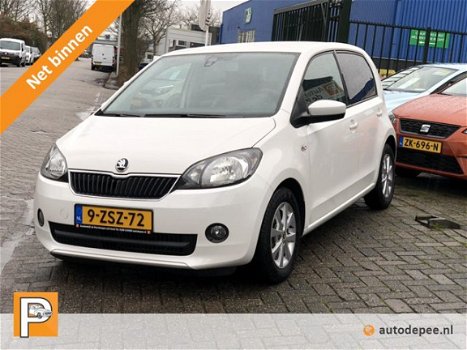 Skoda Citigo - 1.0 Greentech Edition GARANTIE/5 DEURS/AIRCO/CRUISE/NAVI/LM. VELGEN rijklaarprijs - 1