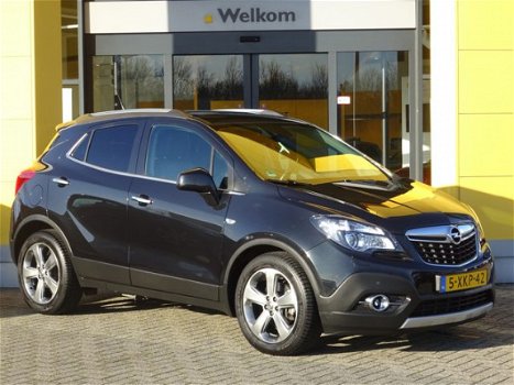 Opel Mokka - 1.4-16V 140PK TURBO COSMO AUTOMAAT Leder/Zonnedak/Nieuwstaat - 1