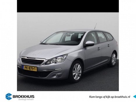 Peugeot 308 SW - 1.2 130PK EAT6 AUTOMAAT NAVI ECC LMV PDC V+A CRUISE BLUETOOTH ETC FINANCIEREN AL VA - 1