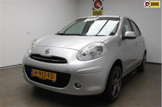 Nissan Micra - 1.2 Acenta GARANTIE/AIRCO/APK/STOELVERWARMING/PARKEERSENSOR - 1