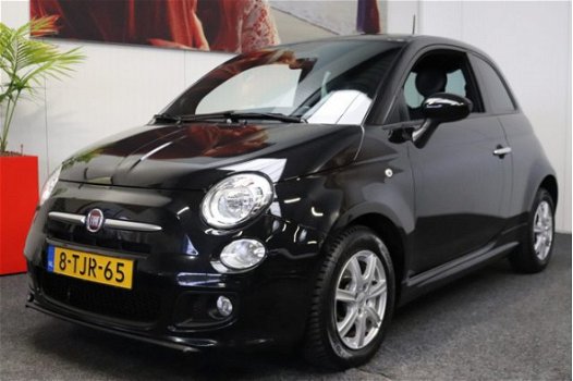 Fiat 500 - 0.9 TwinAir Turbo 500S STOF/LEDER AIRCO ELK. RAMEN VOORBEREIDING TELEFOON LM VELGEN ZEER - 1