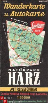 oude routekaart Naturpark Harz - 1