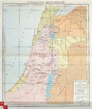 oud landkaartje Palestina - 1