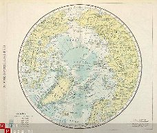 oud landkaartje Noordpool