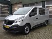 Renault Trafic - 1.6 dCi DC L1H1 Airco Bpm vrij 116 pk Trekhaak Schuifdeur Dubbele cabine 1e eigenaa - 1 - Thumbnail