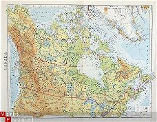 oud landkaartje Canada
