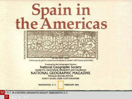 landkaart NG Spain in the Americas - 1