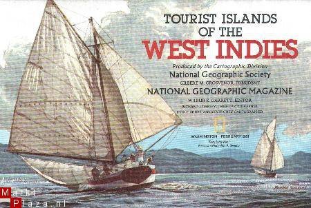 landkaart NG West Indies Tourist Islands - 1
