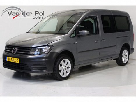 Volkswagen Caddy Maxi - 1.4 TGI Trendline 5p ROLSTOEL 5 PERSOONS LEDER AIRCO CRUISE CONTROL - 1