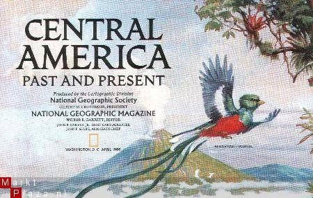 landkaart NG Central America Past and Present - 1