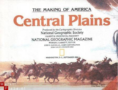 landkaart NG America The Plains - 1